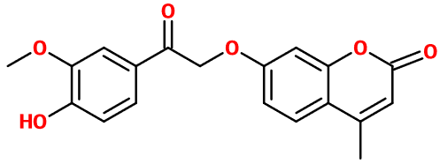 (image for) MC003336 7-[2-(4-Hydroxy-3-methoxyphenyl)-2-oxoethoxy]-4-methyl-chromen-2-one